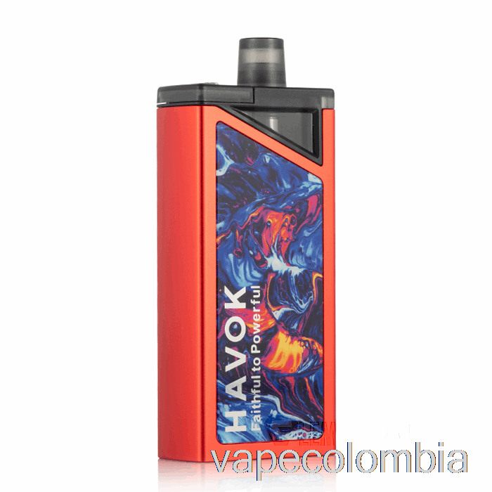 Vape Recargable Uwell Havok V1 65w Pod Mod Rojo